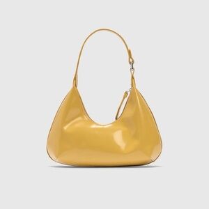 BY FAR Amber Yellow Semi Patent Leather Bag - New in Dustbag - MSRP $625